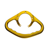 Maxbell Tank Armrest Aluminum Alloy Sturdy Upgrade Repair Passenger Grab Handle Gold