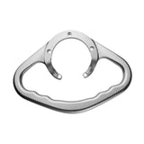 Maxbell Tank Armrest Aluminum Alloy Sturdy Upgrade Repair Passenger Grab Handle Silver