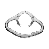 Maxbell Tank Armrest Aluminum Alloy Sturdy Upgrade Repair Passenger Grab Handle Silver