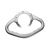 Maxbell Tank Armrest Aluminum Alloy Sturdy Upgrade Repair Passenger Grab Handle Silver