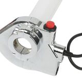 Maxbell Twist Throttle Grip Motorcycle Throttle Assembly for Motocross Scooter Silver