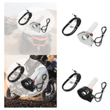 Maxbell Twist Throttle Grip Motorcycle Throttle Assembly for Motocross Scooter Silver