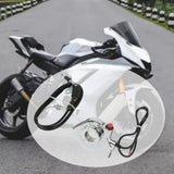 Maxbell Twist Throttle Grip Motorcycle Throttle Assembly for Motocross Scooter Silver