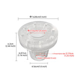 Maxbell Boat Self Bailing Ball Scupper Valve Drain Valve Positive Sealing Ball Drain