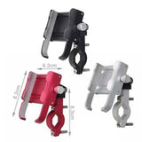 Maxbell Bike Phone Holder Multiple Angles Shockproof for Bicycle Car Motorcycle argent