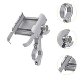 Maxbell Bike Phone Holder Multiple Angles Shockproof for Bicycle Car Motorcycle argent