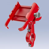 Maxbell Bike Phone Holder Multiple Angles Shockproof for Bicycle Car Motorcycle red