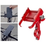 Maxbell Bike Phone Holder Multiple Angles Shockproof for Bicycle Car Motorcycle red