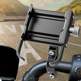 Maxbell Bike Phone Holder Multiple Angles Shockproof for Bicycle Car Motorcycle black