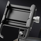 Maxbell Bike Phone Holder Multiple Angles Shockproof for Bicycle Car Motorcycle black