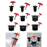 Maxbell Scupper Plugs Kayak Hull Livewell Oil Resistant Kitchen Expansion Drain Plug for 2.5 to 3.1cm
