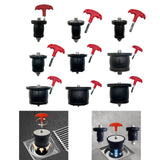 Maxbell Scupper Plugs Kayak Hull Livewell Oil Resistant Kitchen Expansion Drain Plug for 2.5 to 3.1cm