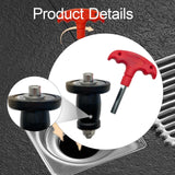 Maxbell Scupper Plugs Kayak Hull Livewell Oil Resistant Kitchen Expansion Drain Plug for 3.2 to 4cm