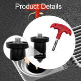 Maxbell Scupper Plugs Kayak Hull Livewell Oil Resistant Kitchen Expansion Drain Plug for 3.8 to 4.4cm