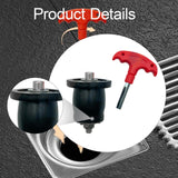 Maxbell Scupper Plugs Kayak Hull Livewell Oil Resistant Kitchen Expansion Drain Plug for 4.5 to 6.5cm