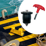 Maxbell Scupper Plugs Kayak Hull Livewell Oil Resistant Kitchen Expansion Drain Plug for 4.5 to 6.5cm
