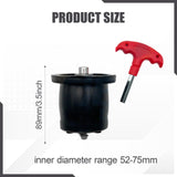 Maxbell Scupper Plugs Kayak Hull Livewell Oil Resistant Kitchen Expansion Drain Plug for 5.2 to 7.5cm