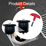Maxbell Scupper Plugs Kayak Hull Livewell Oil Resistant Kitchen Expansion Drain Plug for 5.2 to 7.5cm