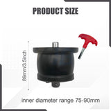Maxbell Scupper Plugs Kayak Hull Livewell Oil Resistant Kitchen Expansion Drain Plug for 7.5 to 9cm