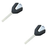 Maxbell Key Blank for Motorcycle Uncut Sturdy Motorbike Key for Cfmoto 250SR/NK 2pcs