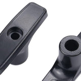 Maxbell 2Pcs RV Waste Valve Handles with 4 Nuts 2 Screws 2 Gaskets Tank Hose Handles Black