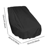 Maxbell Boat Chair Cover Protective Ship 210D Oxford Cloth Dustproof with Drawstring 65cmx65cmx120cm