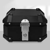 Maxbell Motorcycle Top Case Aluminum Alloy Travel Equipment Motorbike Tail Box Trunk black