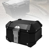 Maxbell Motorcycle Top Case Aluminum Alloy Travel Equipment Motorbike Tail Box Trunk black