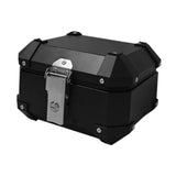 Maxbell Motorcycle Top Case Aluminum Alloy Travel Equipment Motorbike Tail Box Trunk black