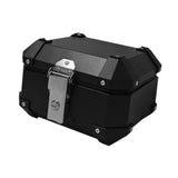 Maxbell Motorcycle Top Case Aluminum Alloy Travel Equipment Motorbike Tail Box Trunk black
