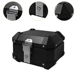 Maxbell Motorcycle Top Case Aluminum Alloy Travel Equipment Motorbike Tail Box Trunk black