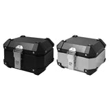 Maxbell Motorcycle Top Case Aluminum Alloy Travel Equipment Motorbike Tail Box Trunk black