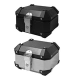 Maxbell Motorcycle Top Case Aluminum Alloy Travel Equipment Motorbike Tail Box Trunk black