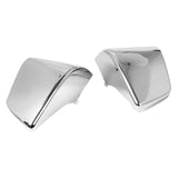 Maxbell 1 Pair Motorcycle Battery Fairing Covers Dustproof Cover Replaces Side Panel Silver