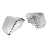 Maxbell 1 Pair Motorcycle Battery Fairing Covers Dustproof Cover Replaces Side Panel Silver