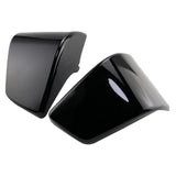 Maxbell 1 Pair Motorcycle Battery Fairing Covers Dustproof Cover Replaces Side Panel Black