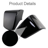 Maxbell 1 Pair Motorcycle Battery Fairing Covers Dustproof Cover Replaces Side Panel Black