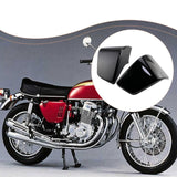 Maxbell 1 Pair Motorcycle Battery Fairing Covers Dustproof Cover Replaces Side Panel Black