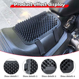 Maxbell Motorcycle Seat Cushion Comfort Shock Absorption Non Slip Accessory Silicone