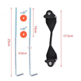 Maxbell Universal Battery Hold Down Kit Quick Installation Wear Resistant Anti SHAKE 19.5x28.5x25cm