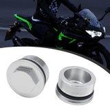 Maxbell Motorcycle Fork Upper Screws,for Kawasaki EX650 Ninja650 er6F 2006-2018 silver