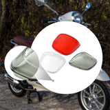 Maxbell Tail Light Cover Sturdy Trim Motorcycle Brake Taillight Cover for Vespa red