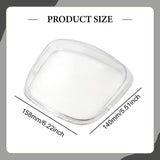 Maxbell Tail Light Cover Sturdy Trim Motorcycle Brake Taillight Cover for Vespa clear