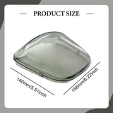 Maxbell Tail Light Cover Sturdy Trim Motorcycle Brake Taillight Cover for Vespa grey