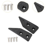 Maxbell Motorcycle Handguards Protector Cover Lightwight Hand Guard Decorative Cover Black