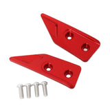 Maxbell Motorcycle Handguards Protector Cover Lightwight Hand Guard Decorative Cover Red
