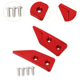 Maxbell Motorcycle Handguards Protector Cover Lightwight Hand Guard Decorative Cover Red