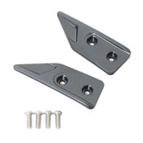 Maxbell Motorcycle Handguards Protector Cover Lightwight Hand Guard Decorative Cover Gray