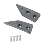 Maxbell Motorcycle Handguards Protector Cover Lightwight Hand Guard Decorative Cover Gray