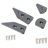 Maxbell Motorcycle Handguards Protector Cover Lightwight Hand Guard Decorative Cover Gray